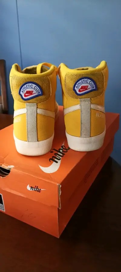 Zapatillas Nike Blazer Mid Amarillas - miniatura 4