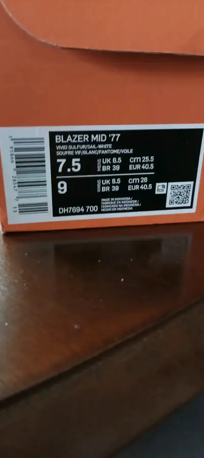Zapatillas Nike Blazer Mid Amarillas - miniatura 6