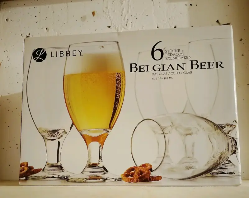 Set de 6 vasos de cerveza belga Libbey