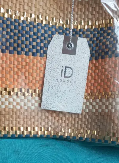 Bolso de playa a rayas ID London - miniatura 4
