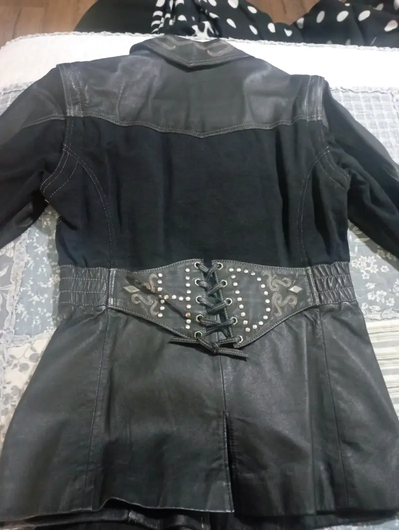 Abrigo de niña a cuadros talla 2 - 2