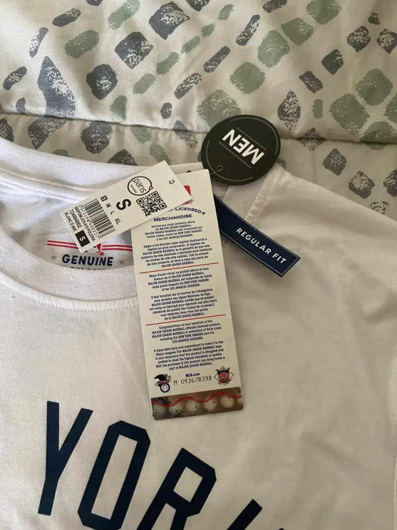 Polera blanca New York Yankees para hombre - 2