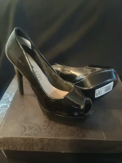 Zapatos de tacón alto negros Brigitte Naux - miniatura 1
