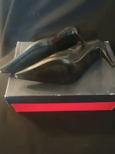 GACEL Zapatos de Tacón Negro Elegantes para Mujer - miniatura 2