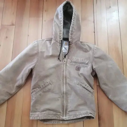 Chaqueta Carhartt con capucha beige talla S hombre - 1