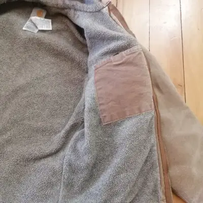 Chaqueta Carhartt con capucha beige talla S hombre - miniatura 5