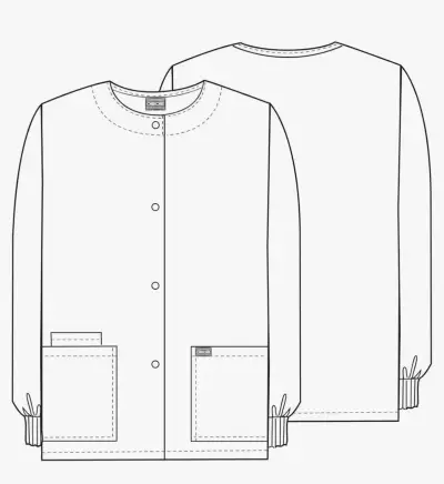 Chaqueta azul enfermeria - miniatura 2