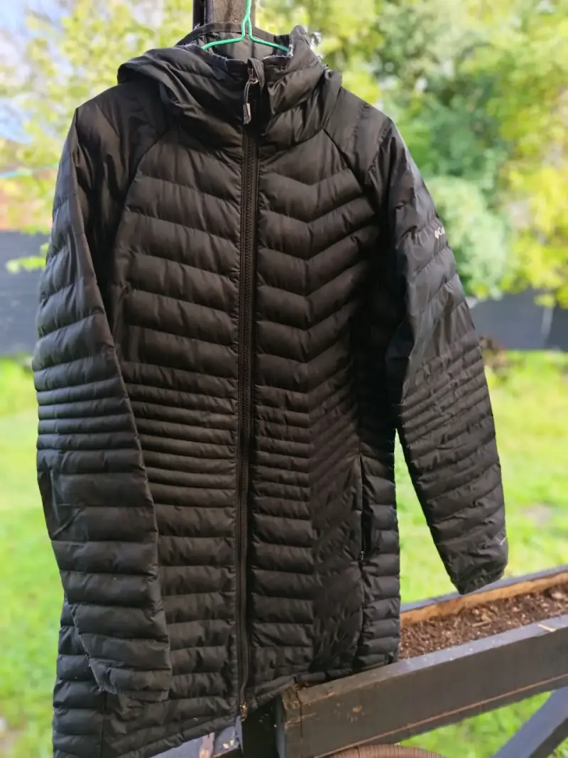 Chaqueta larga negra Columbia Omni-Heat - 2