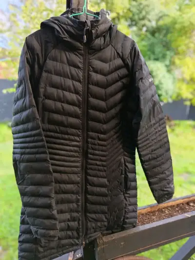 Chaqueta larga negra Columbia Omni-Heat - miniatura 2
