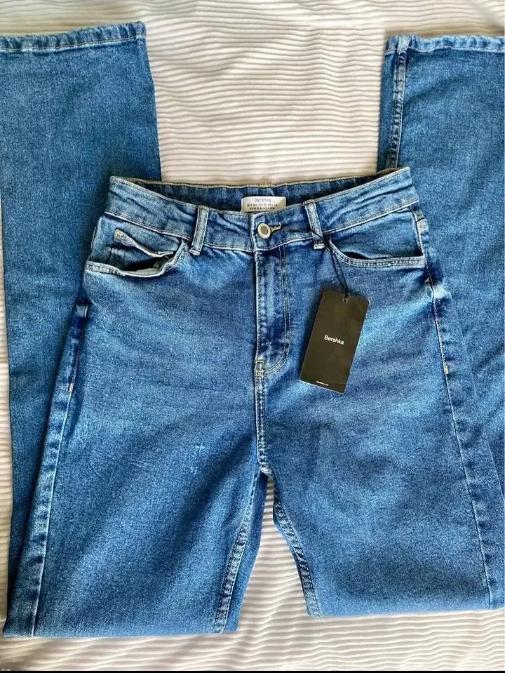 Jeans azul clásico para mujer Bershka - 2