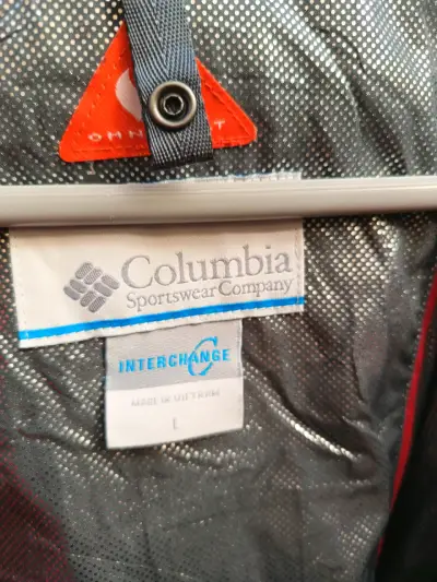 Chaqueta impermeable roja Columbia para hombre - miniatura 4