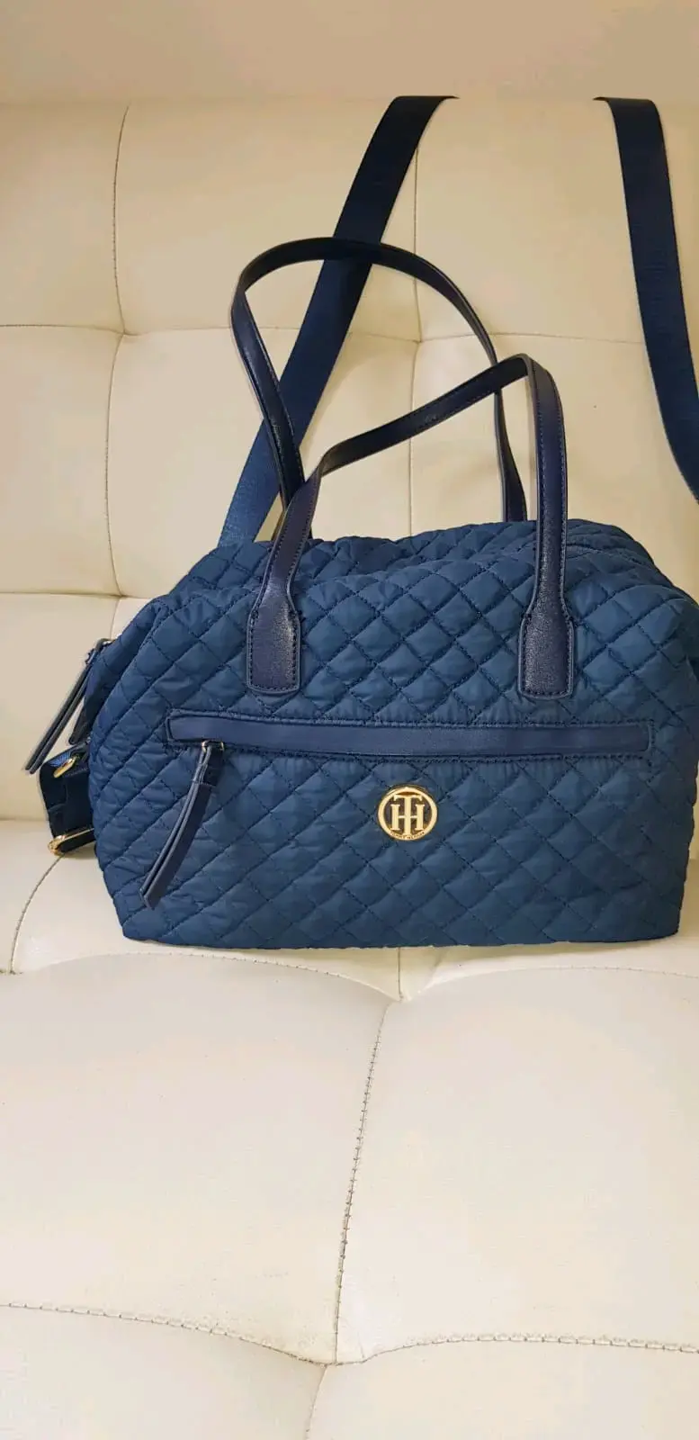 Bolso azul acolchado Tommy Hilfiger - 1