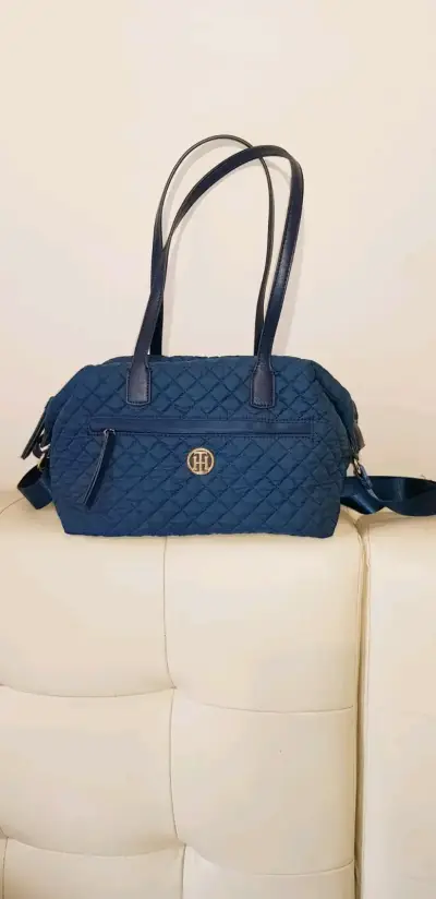 Bolso azul acolchado Tommy Hilfiger - miniatura 4