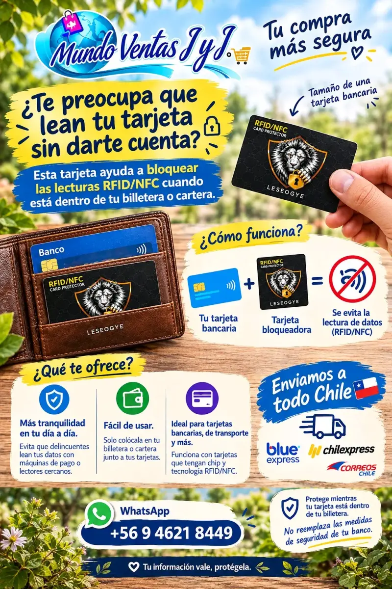 Bloqueador de Tarjetas RFID/NFC Leseogye - 3