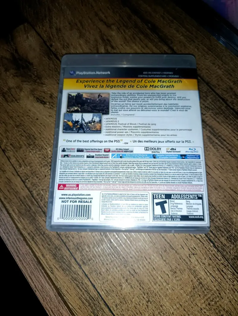 InFamous Collection PS3 Usado - 2