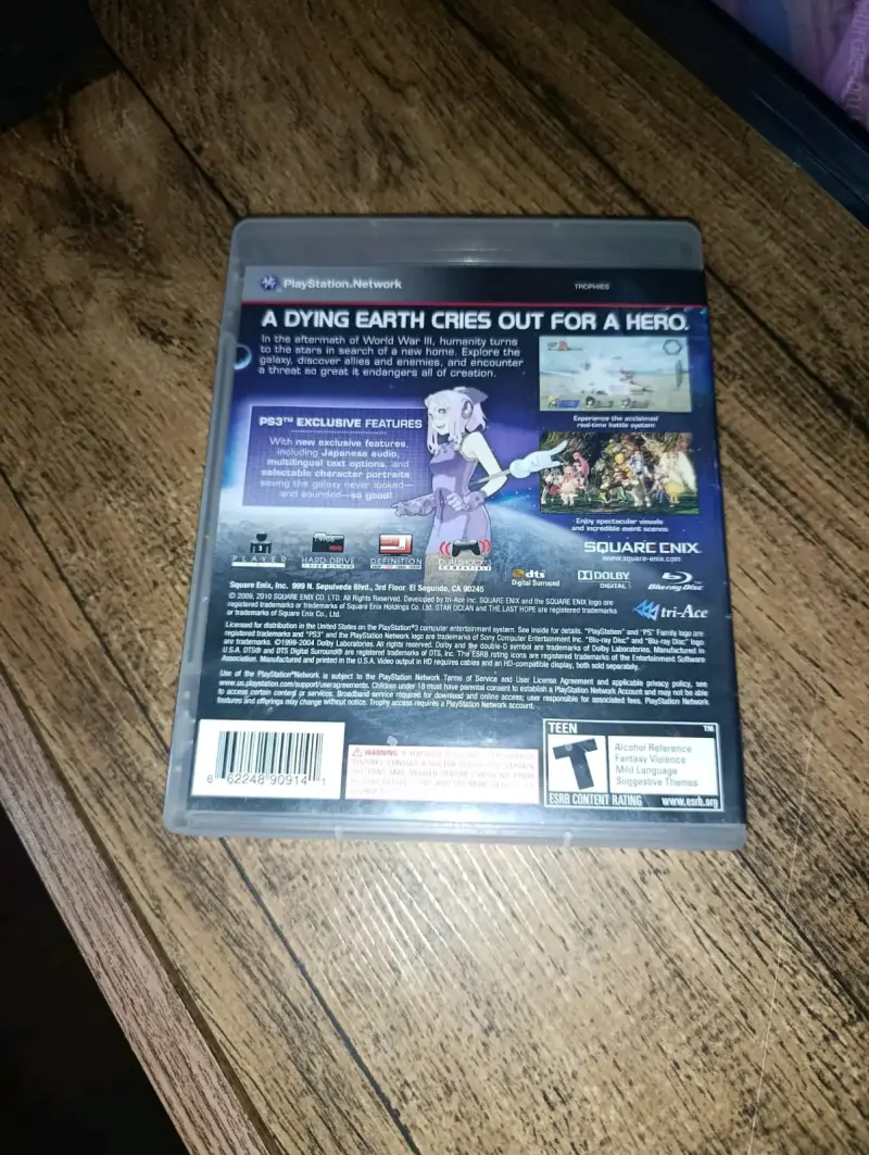 Star Ocean The Last Hope International PS3 Usado - 2