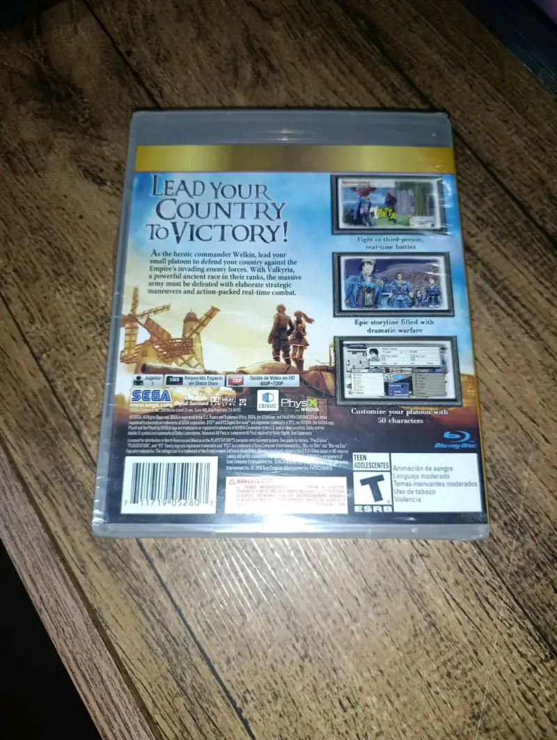 Valkyria Chronicles Favoritos PS3 Nuevo sellado - 2