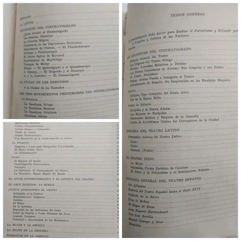 Libro antiguo 'El Cinematógrafo Espejo del Mundo' de Julián de Ajuria - 3