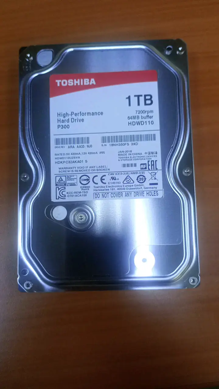 Disco duro Toshiba 1TB P300 - 1