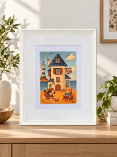 Cuadro decorativos con ilustraciones de animales - miniatura 2