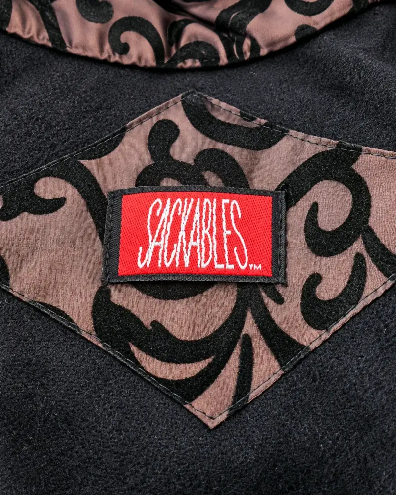 Impermeable largo Sackables con diseño en relieve - 4