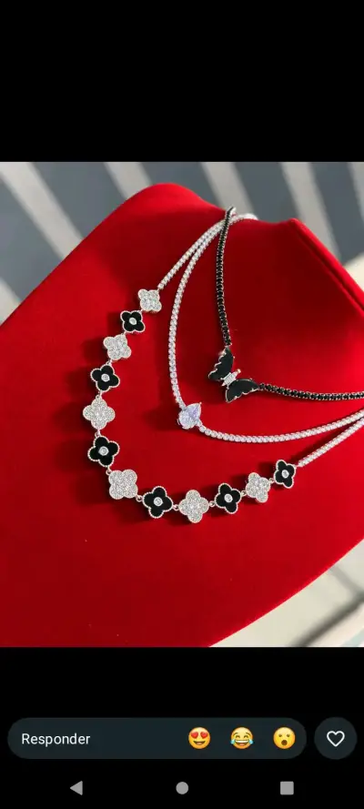 Lote de Pulseras y Anillos de Plata con Cristales - miniatura 4