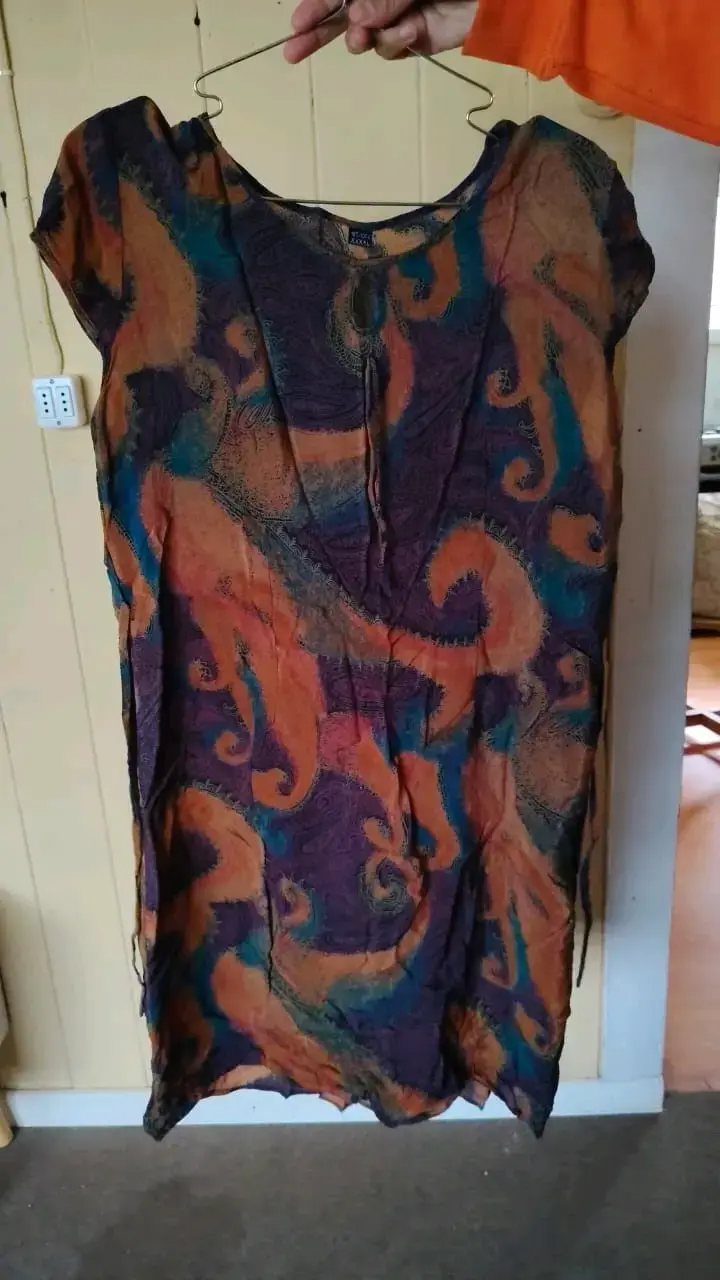 Vestido estampado bohemio de colores