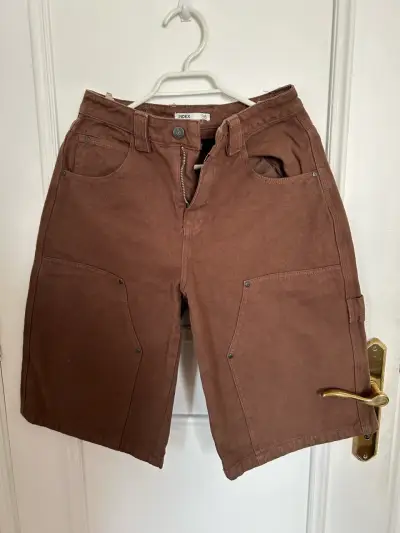 Bermudas marrones para mujer talla 36 - miniatura 1