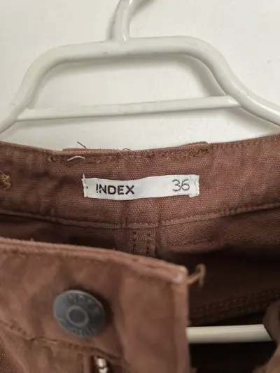 Bermudas marrones para mujer talla 36 - miniatura 2