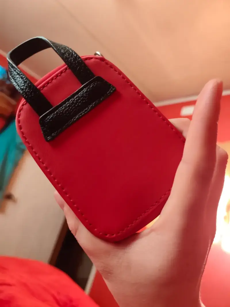 Monedero rojo con clip Amphora - 4