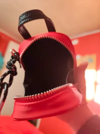Monedero rojo con clip Amphora - miniatura 5