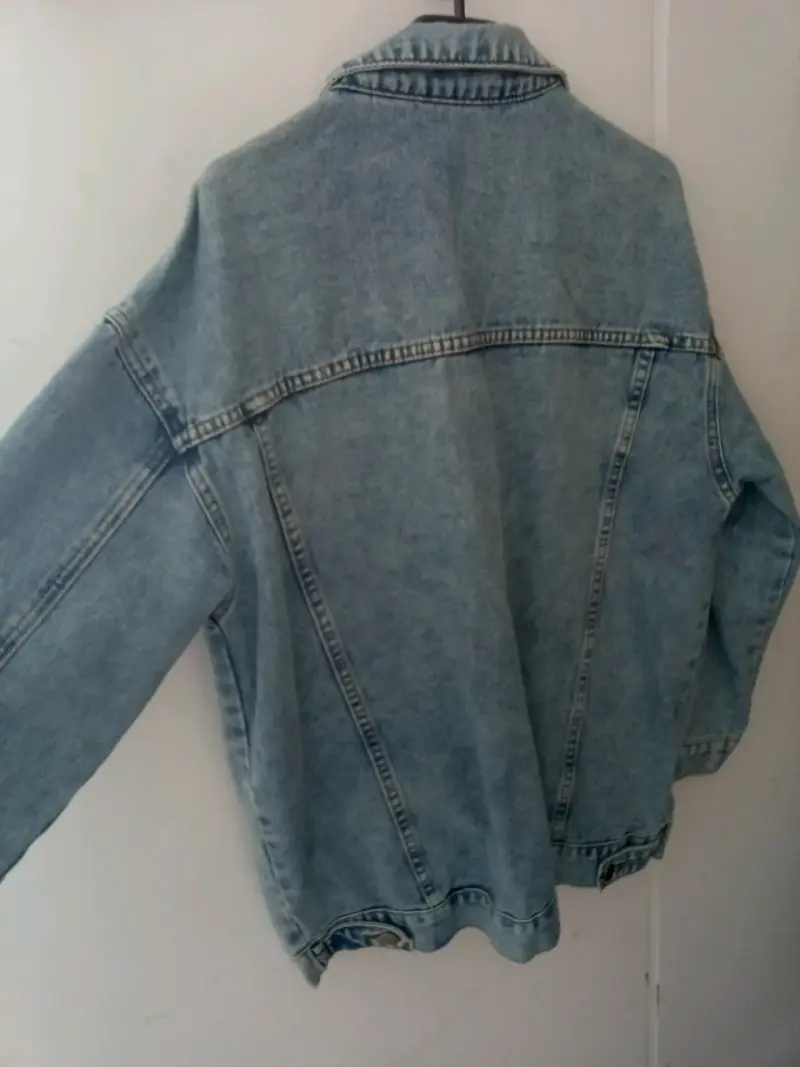 Chaqueta de mezclilla para mujer L - 4