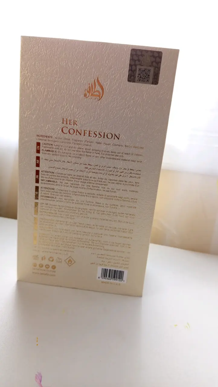 Perfume Her Confession de Lattafa 100ml - 4