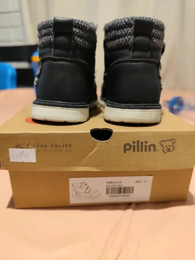 Botines de niño negros Pillin talla 21 - 3