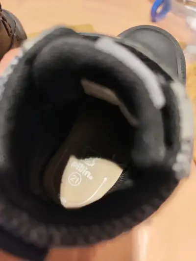Botines de niño negros Pillin talla 21 - miniatura 4