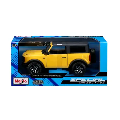 Maisto Ford Bronco Badlands 2021 a escala 1:24 - miniatura 1