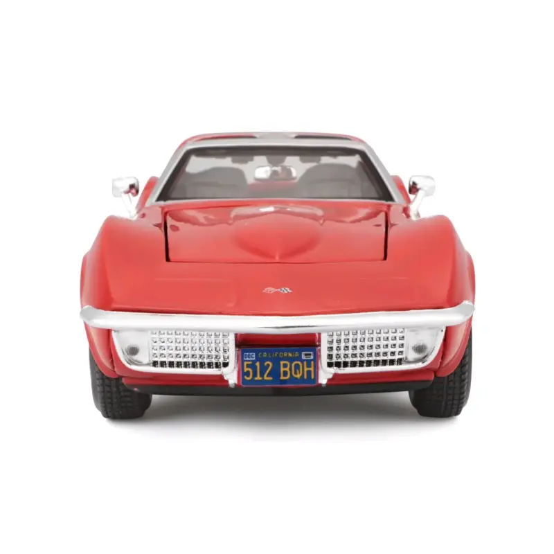 Maisto Corvette 1970 a escala 1:24 rojo - 4