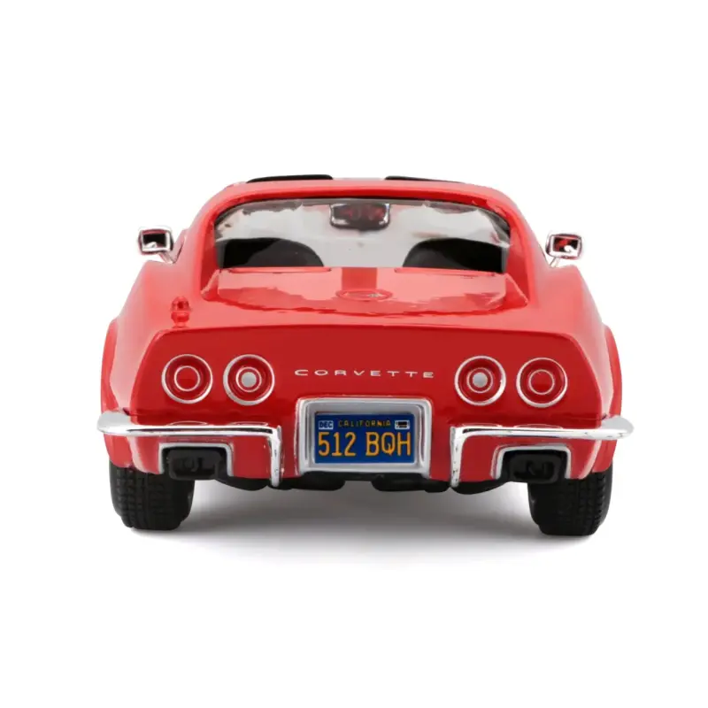 Maisto Corvette 1970 a escala 1:24 rojo - 5