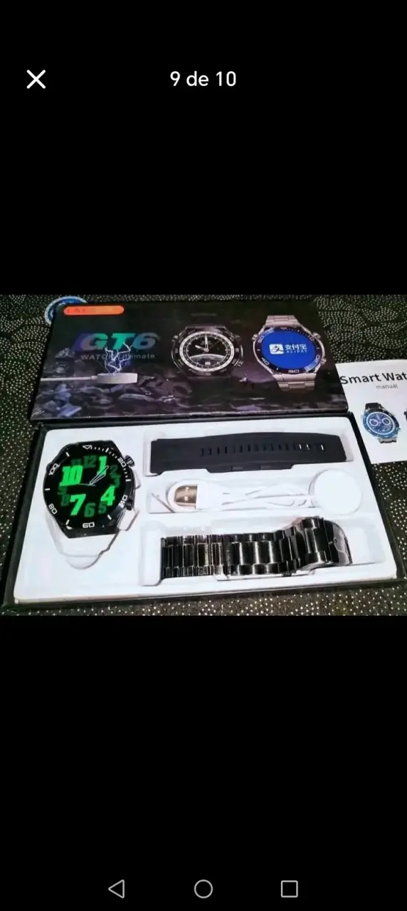 Smartwatch GT6 con Correa Intercambiable - 1