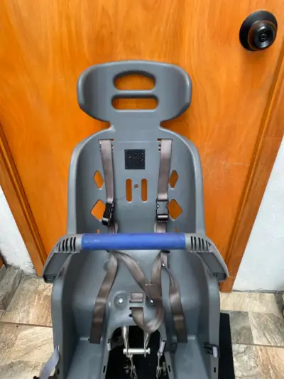 Silla de bicicleta para niño con arnés - miniatura 2