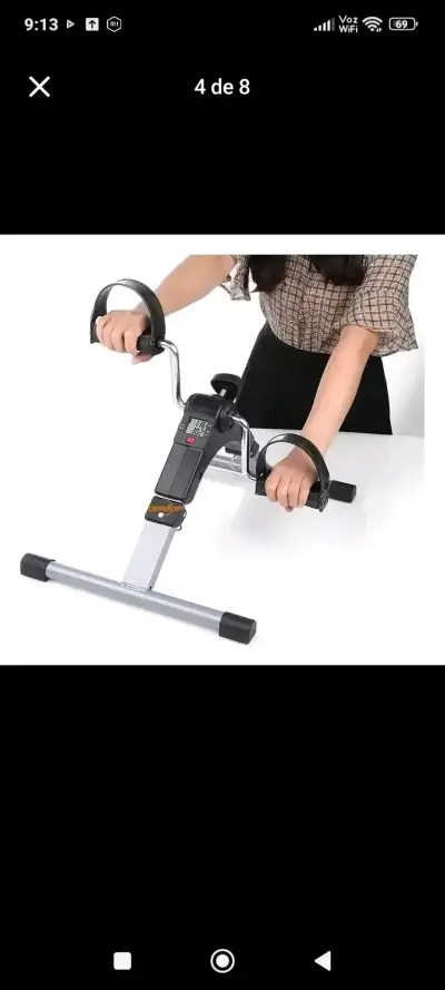 Pedalera de ejercicio con pantalla LCD - miniatura 2