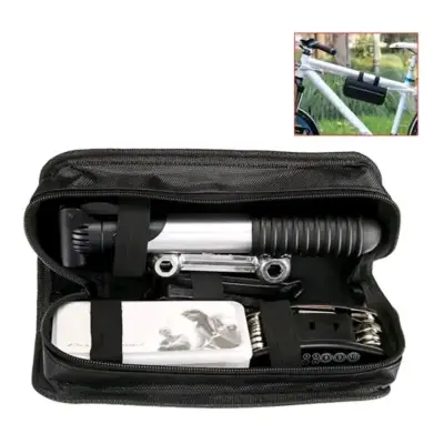 Kit de Herramientas para Bicicleta con Bomba y Bolsa - miniatura 1