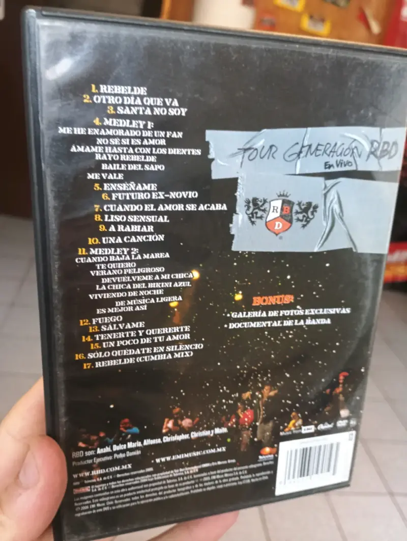 DVD Tour Generación RBD En Vivo - 2