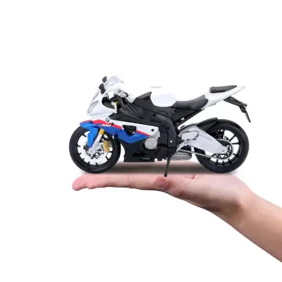Miniatura de moto deportiva BMW S1000RR a escala - miniatura 1