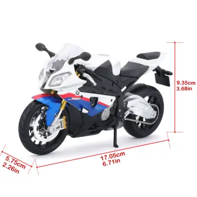Miniatura de moto deportiva BMW S1000RR a escala - miniatura 2