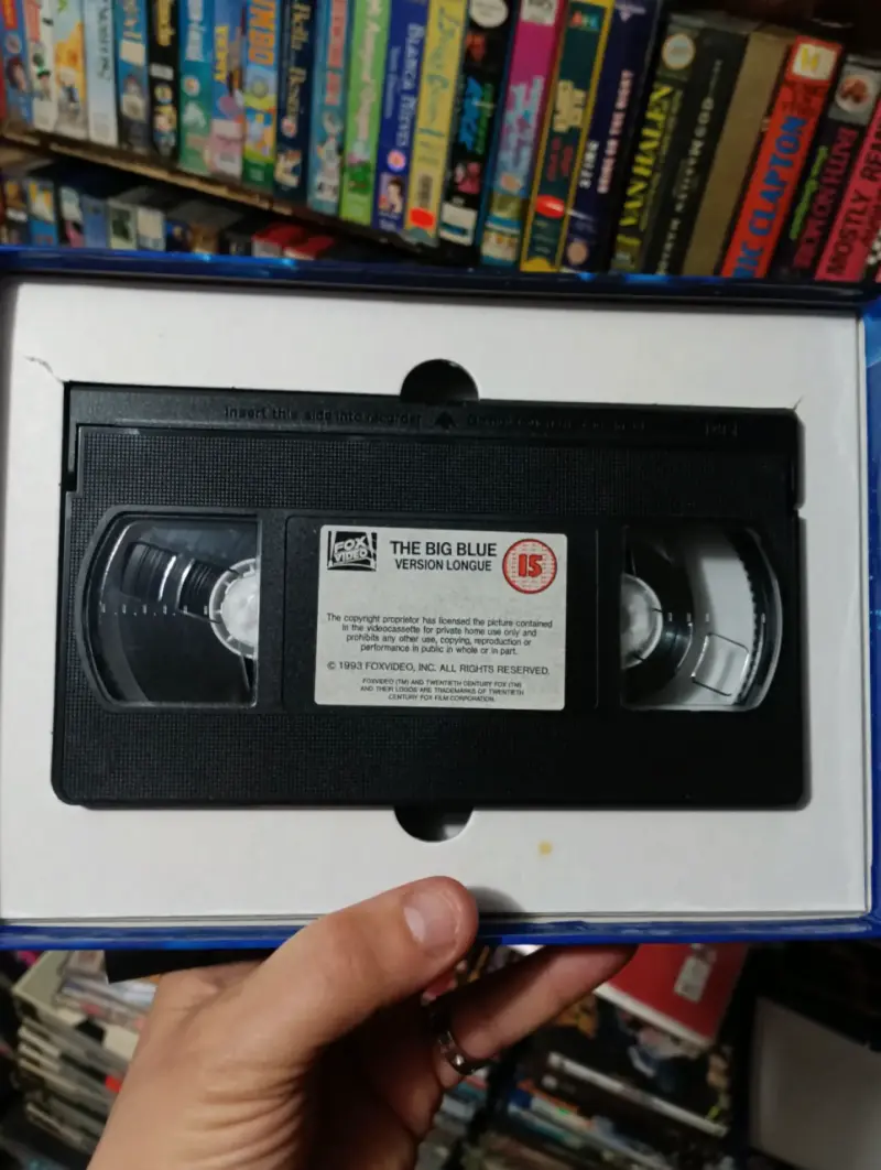 VHS The Big Blue Versión Larga - 3