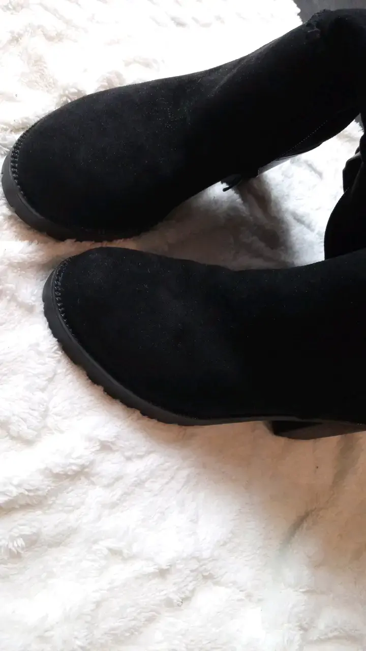 Botas negras de gamuza 37 - 5