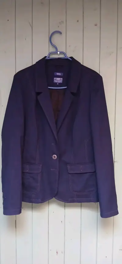 Blazer azul oscuro para mujer marca Cecil - miniatura 1