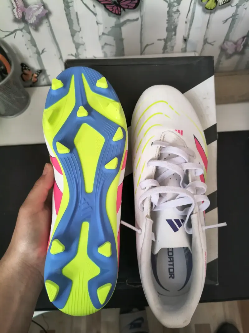 Zapatillas de fútbol Adidas Predator blancas - 2