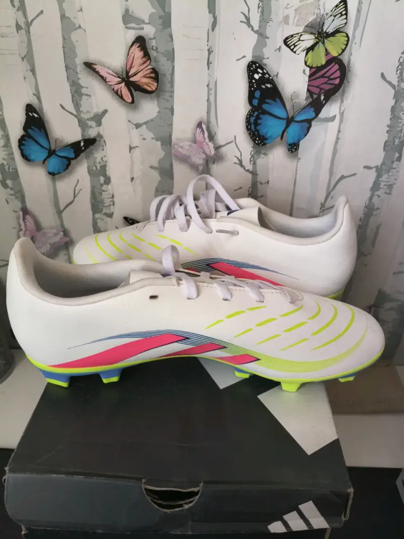 Zapatillas de fútbol Adidas Predator blancas - 4